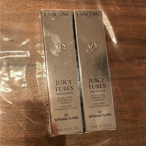 Lancome Juicy Tubes bundle of 2, 02spring fling NWT